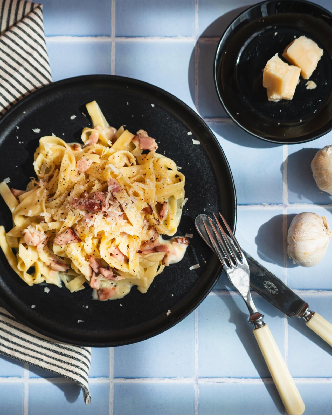 Helppo Pasta Carbonara